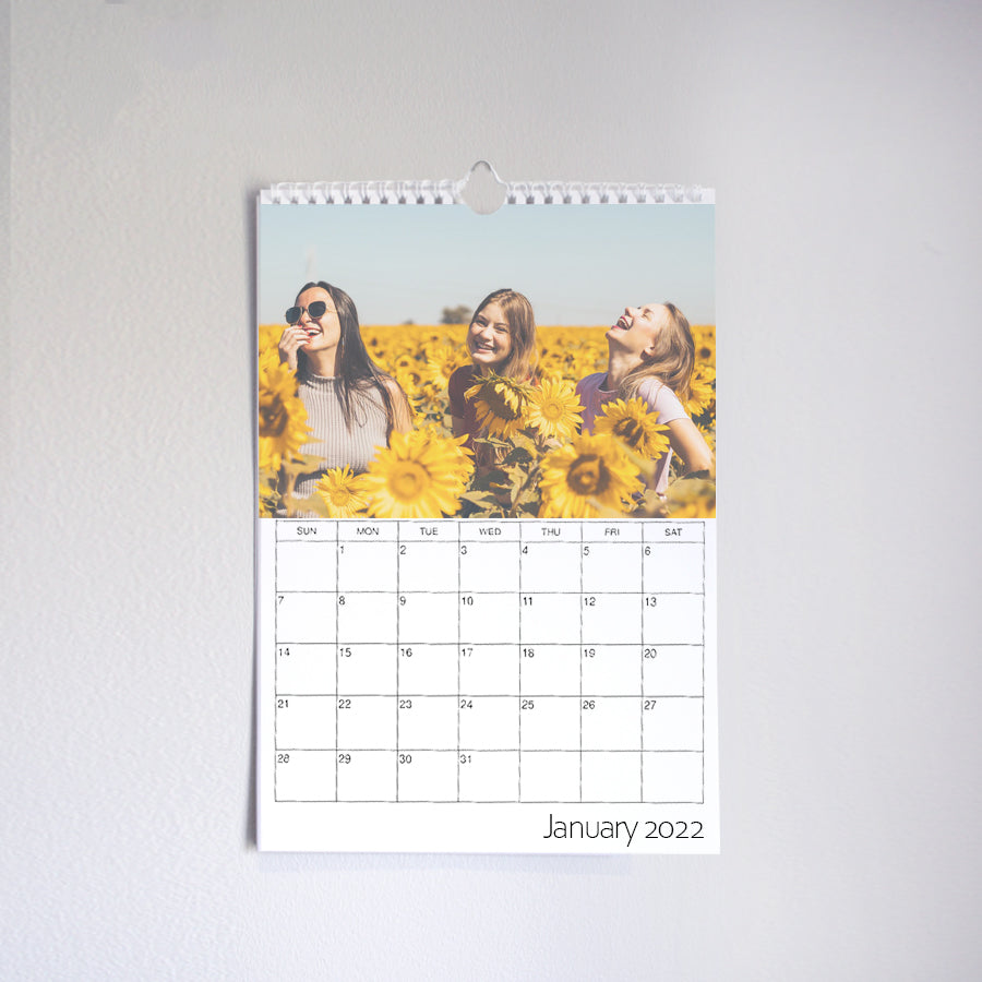 A5 Single-Page Photo Calendar