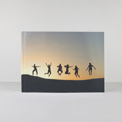 A5 landscape hardcover personalised photo book printed in the UK using FSC-certified paper
