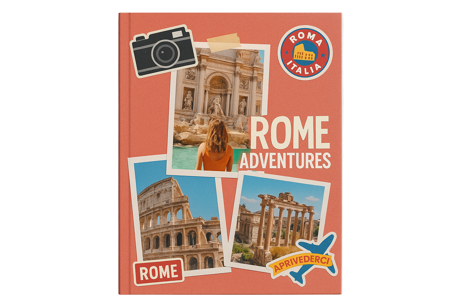 A5 softcover personalised photo book, snap your holidays and upload to picsme